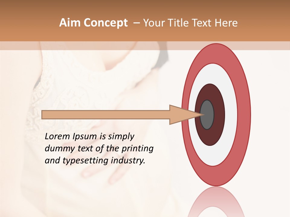 Childbirth Cute Person PowerPoint Template