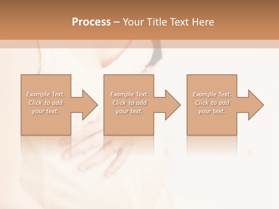 Childbirth Cute Person PowerPoint Template