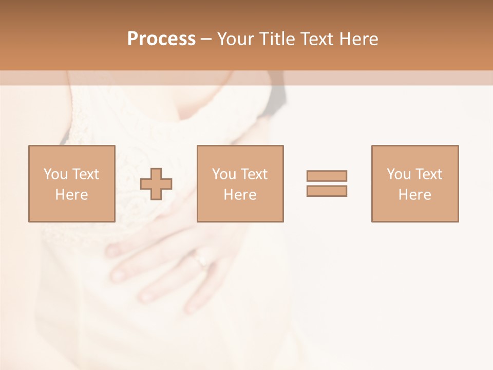Childbirth Cute Person PowerPoint Template