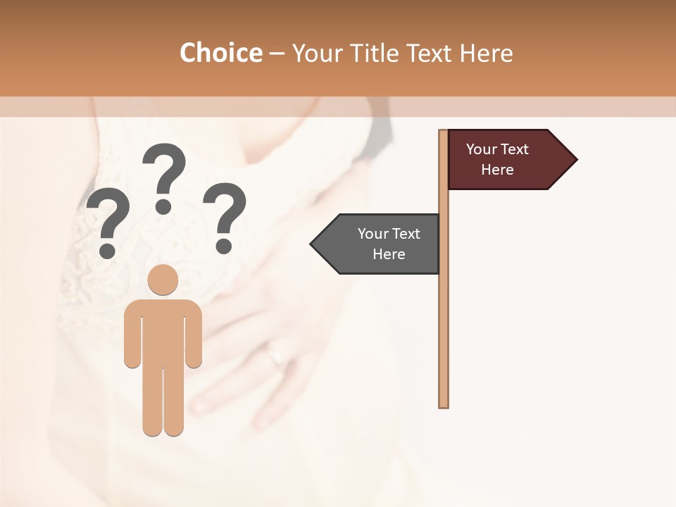 Childbirth Cute Person PowerPoint Template