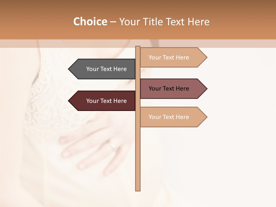 Childbirth Cute Person PowerPoint Template