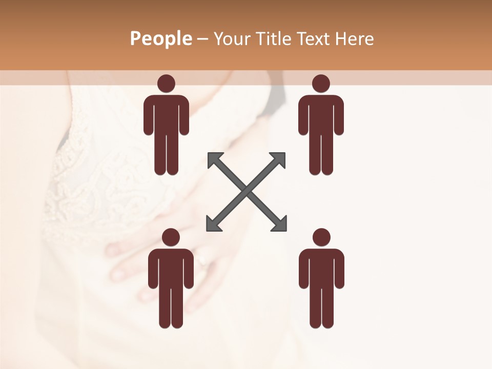 Childbirth Cute Person PowerPoint Template