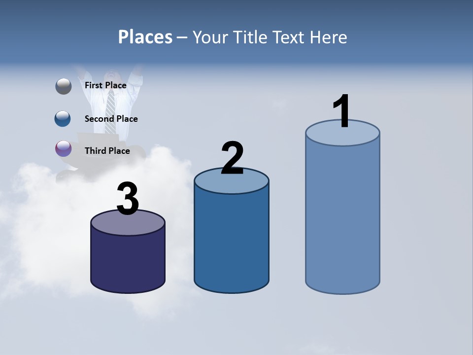 Men Business High PowerPoint Template