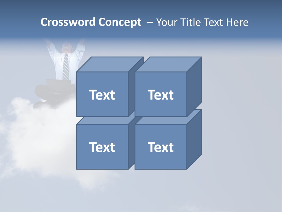 Men Business High PowerPoint Template