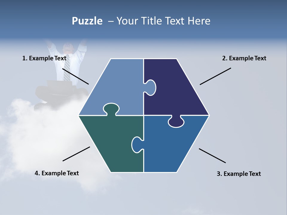 Men Business High PowerPoint Template