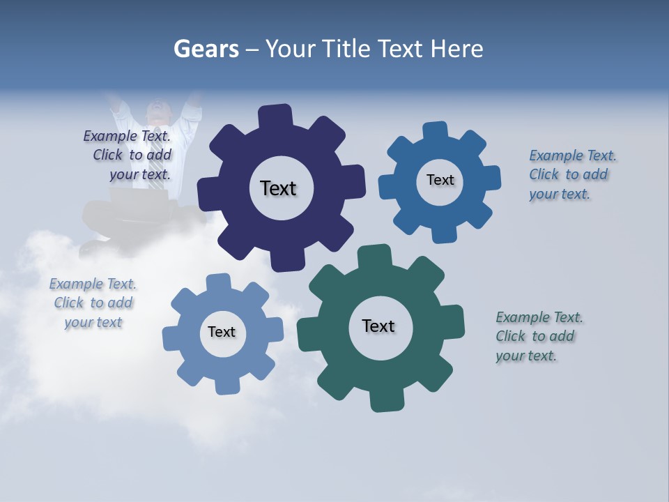 Men Business High PowerPoint Template