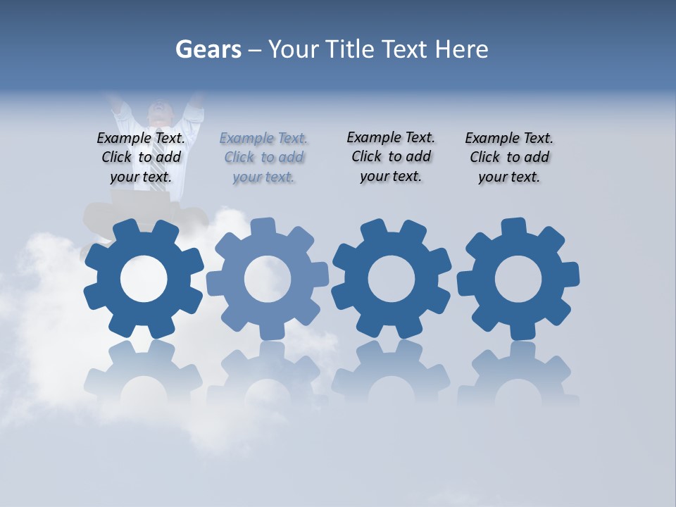 Men Business High PowerPoint Template