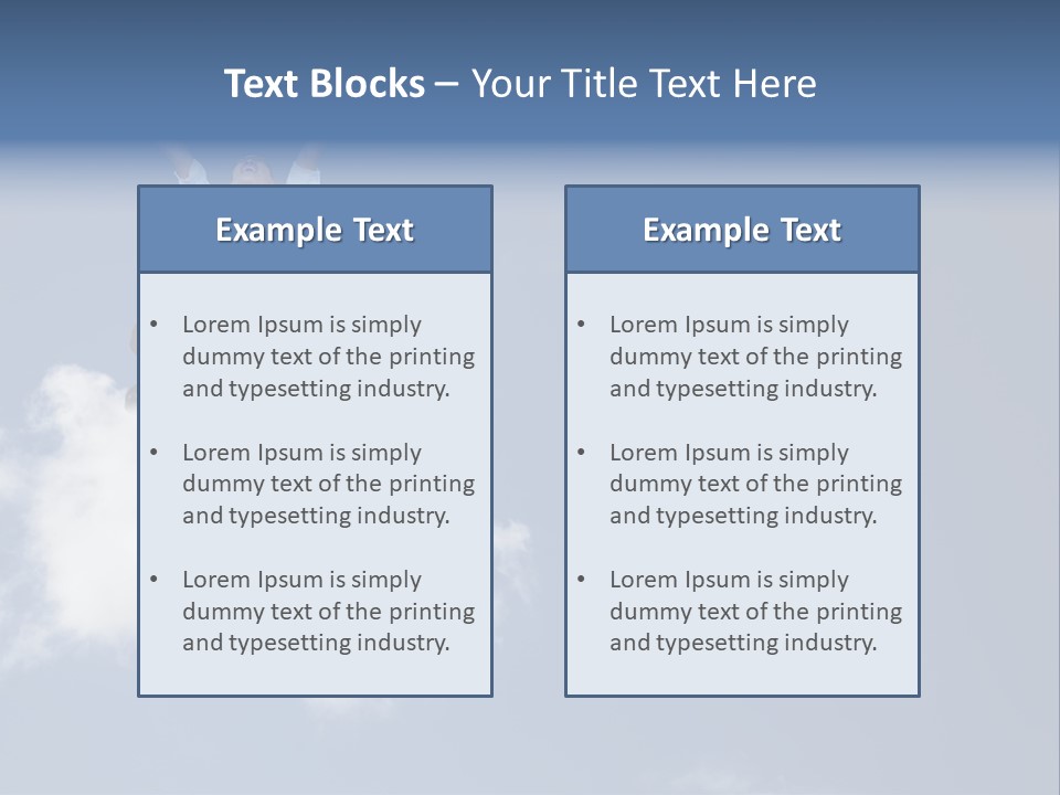 Men Business High PowerPoint Template