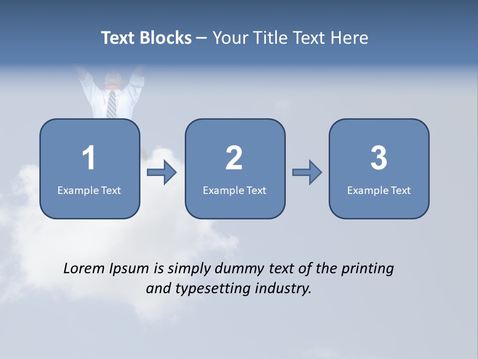 Men Business High PowerPoint Template