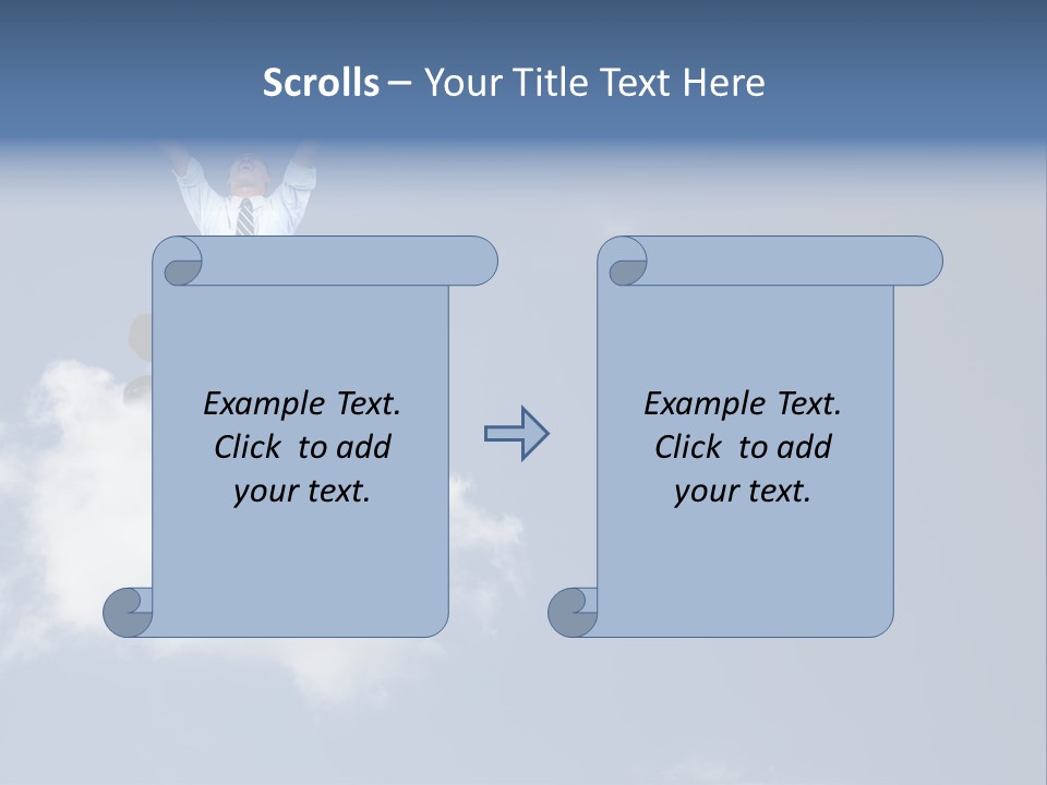 Men Business High PowerPoint Template