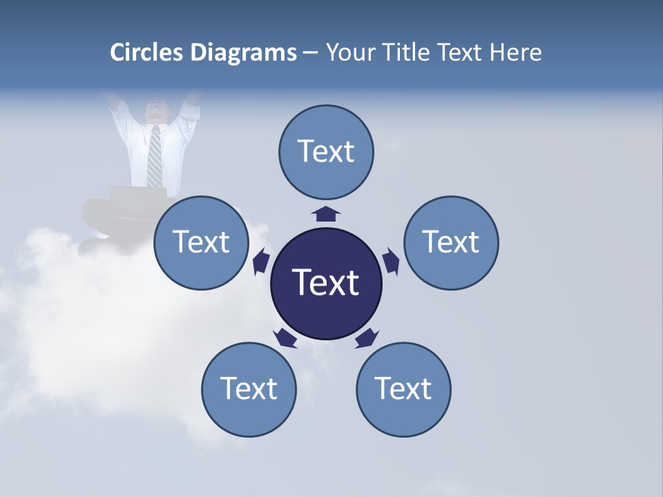 Men Business High PowerPoint Template