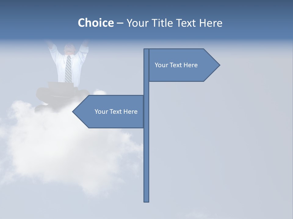 Men Business High PowerPoint Template
