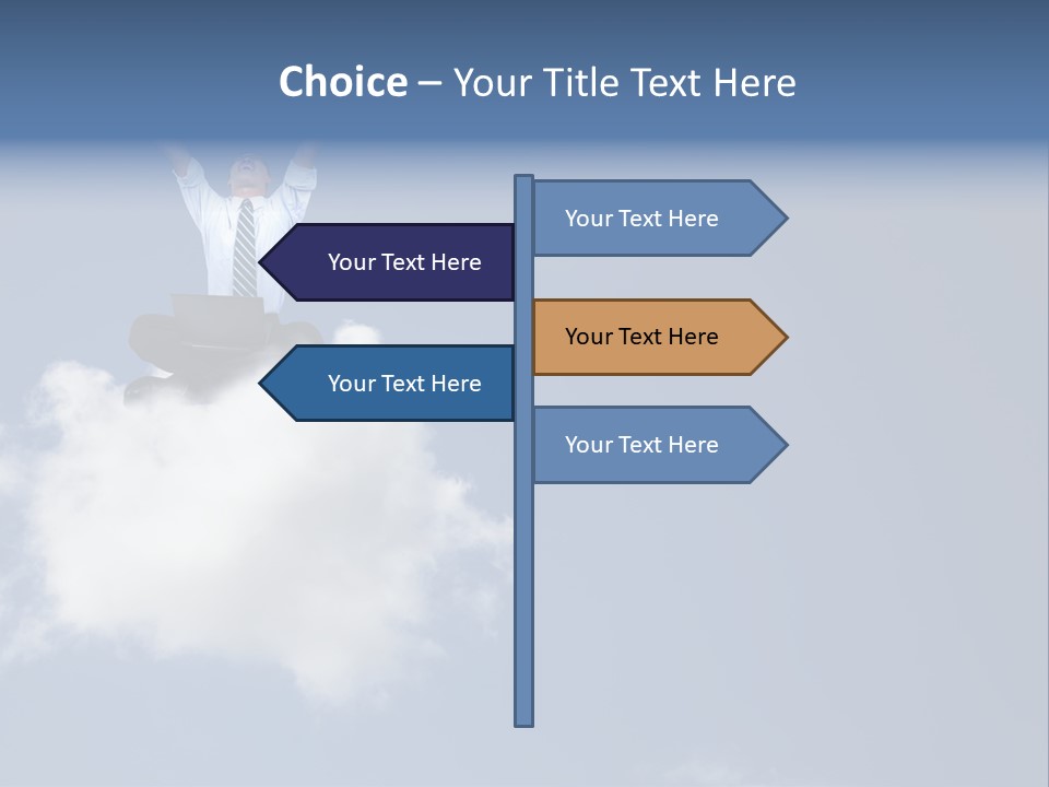 Men Business High PowerPoint Template