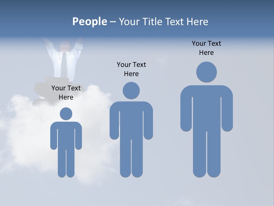 Men Business High PowerPoint Template