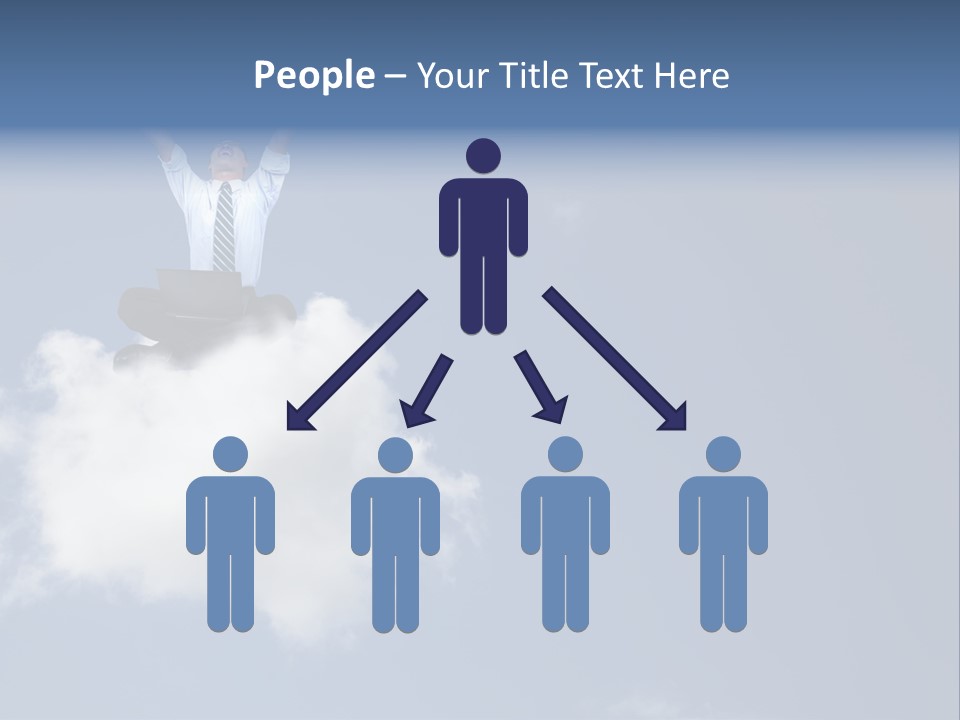 Men Business High PowerPoint Template