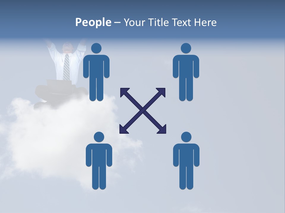 Men Business High PowerPoint Template