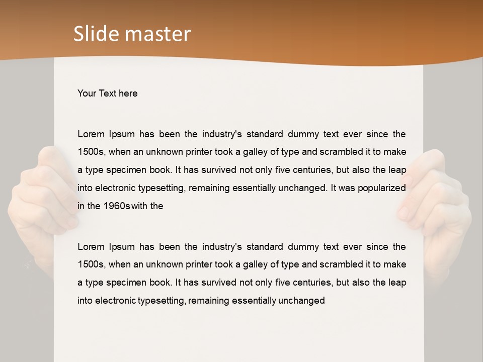 Sheet Pattern Image PowerPoint Template