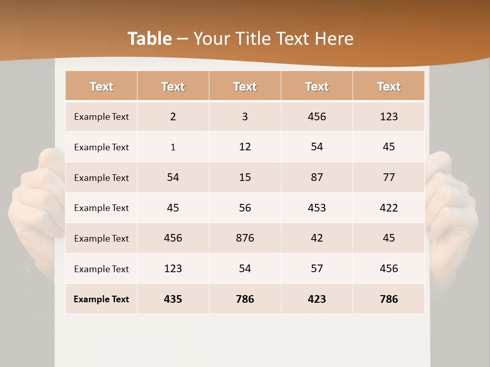 Sheet Pattern Image PowerPoint Template