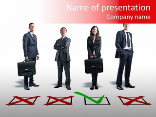 Business Select Businesspeople PowerPoint Template