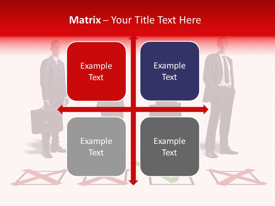 Business Select Businesspeople PowerPoint Template