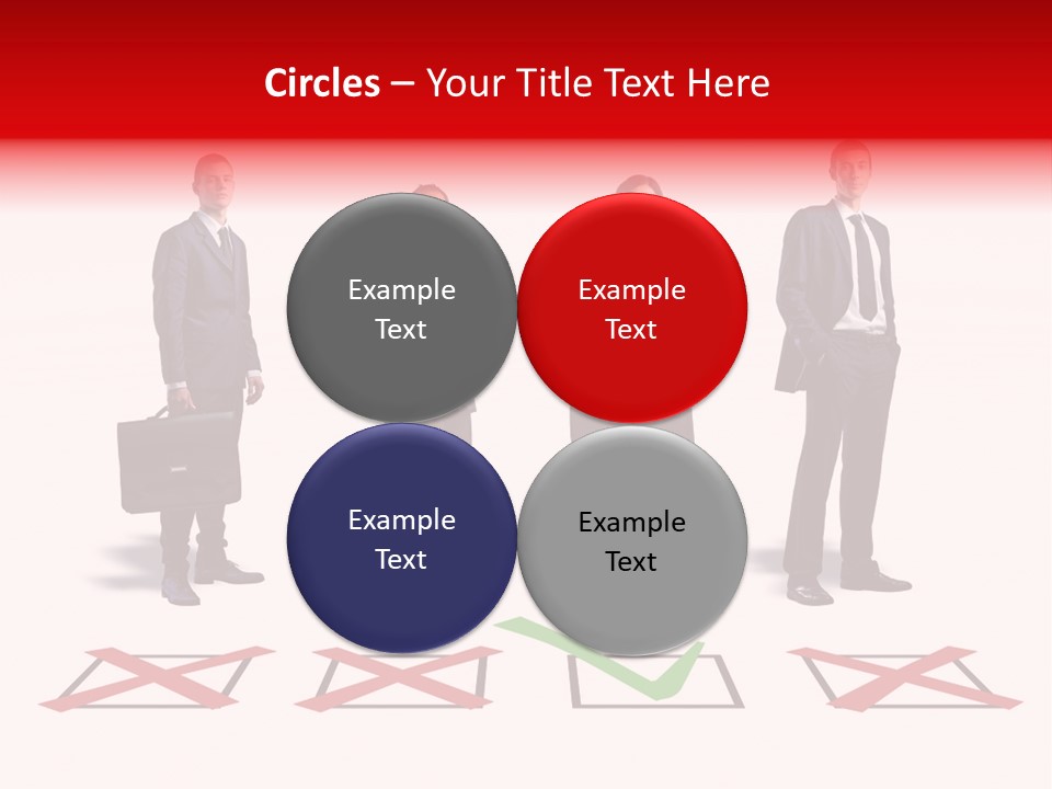 Business Select Businesspeople PowerPoint Template