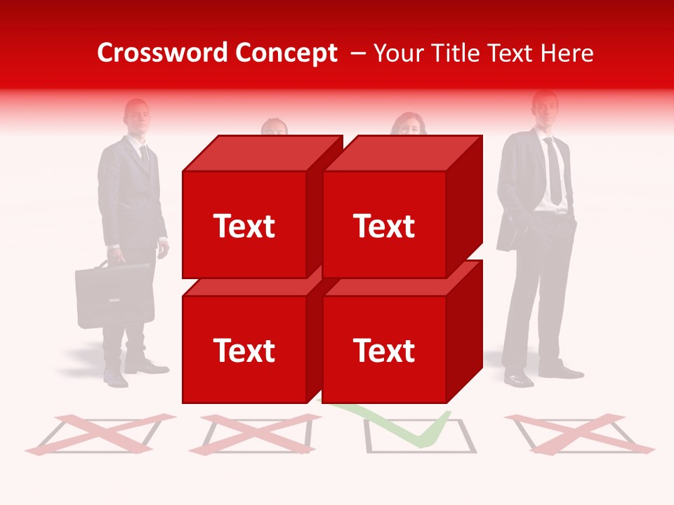 Business Select Businesspeople PowerPoint Template