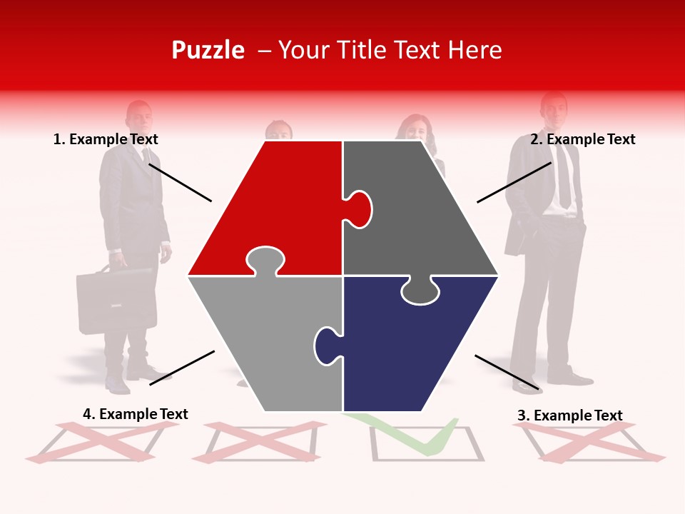 Business Select Businesspeople PowerPoint Template