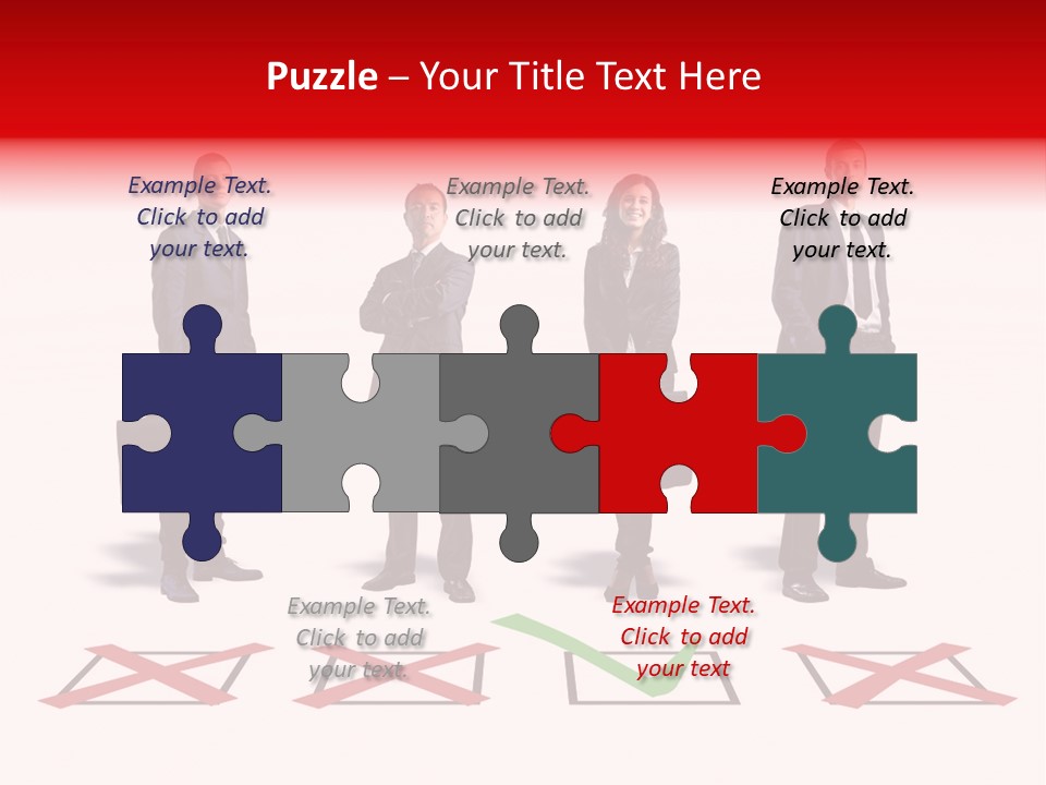 Business Select Businesspeople PowerPoint Template