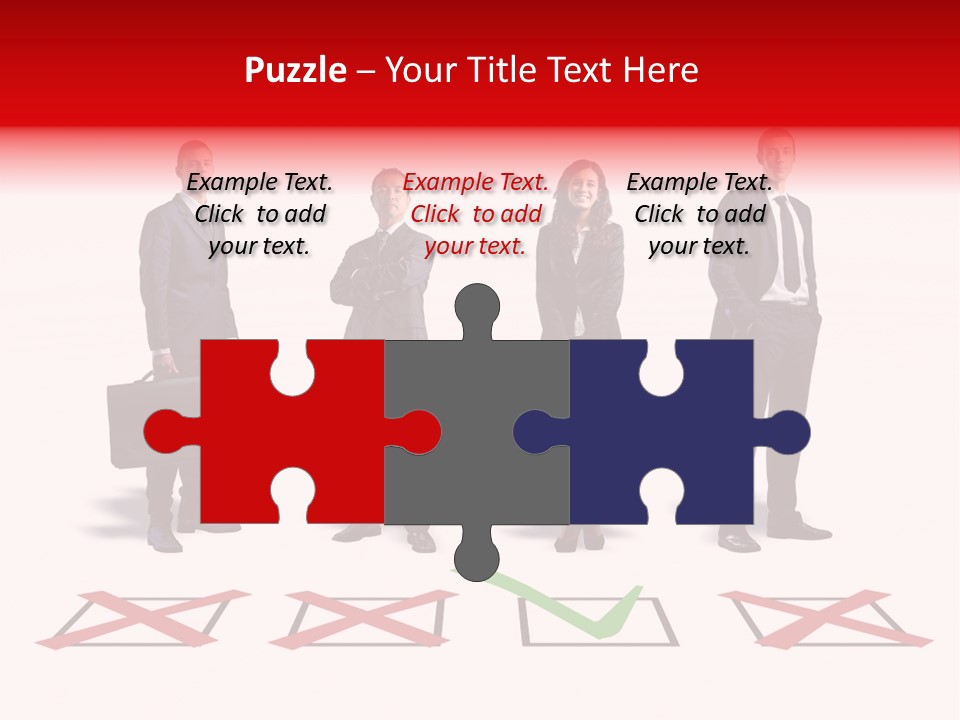 Business Select Businesspeople PowerPoint Template