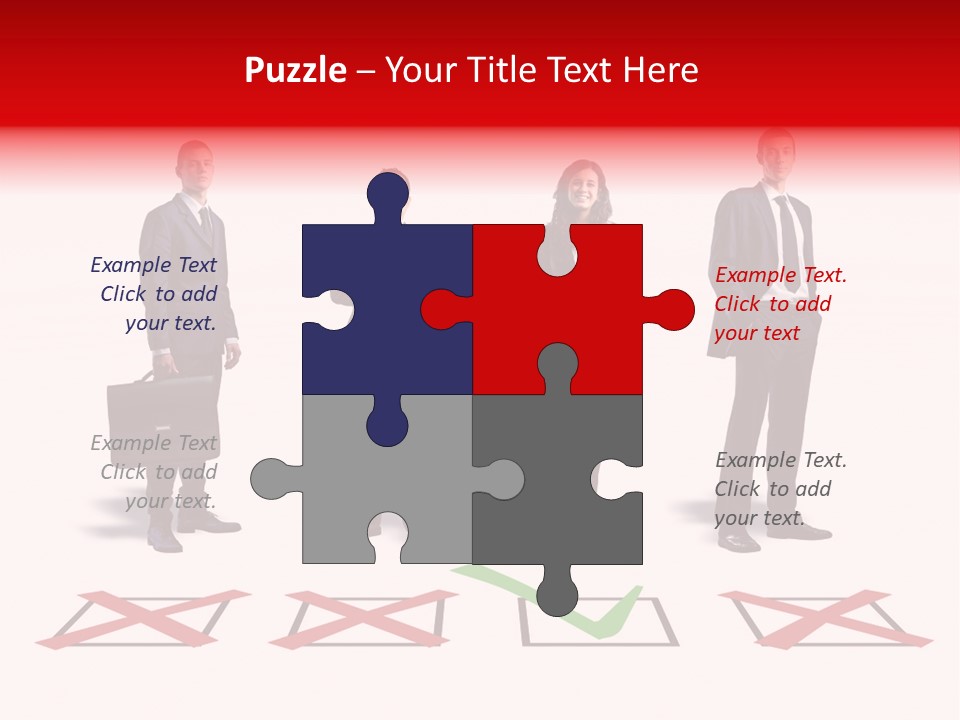 Business Select Businesspeople PowerPoint Template