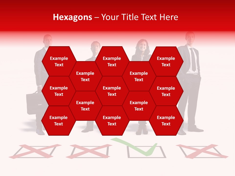 Business Select Businesspeople PowerPoint Template