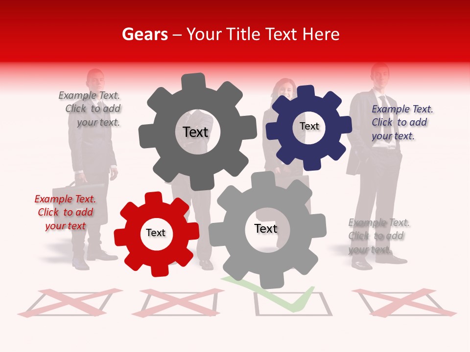 Business Select Businesspeople PowerPoint Template