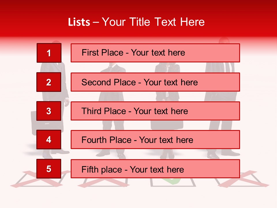 Business Select Businesspeople PowerPoint Template