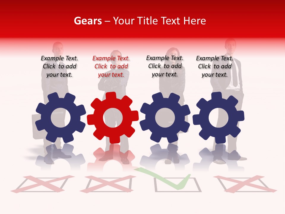 Business Select Businesspeople PowerPoint Template