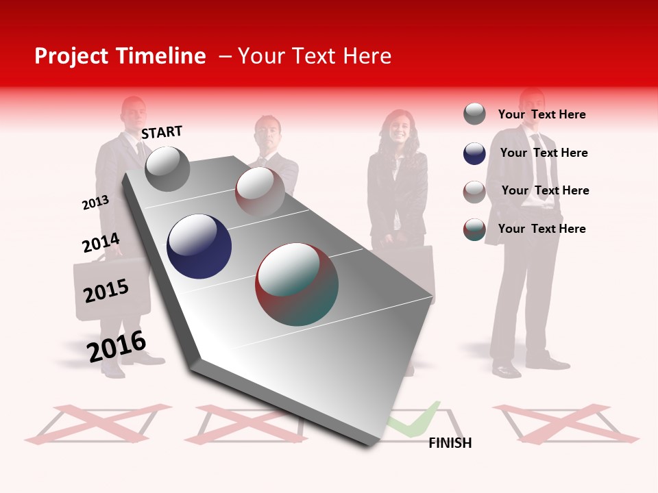 Business Select Businesspeople PowerPoint Template