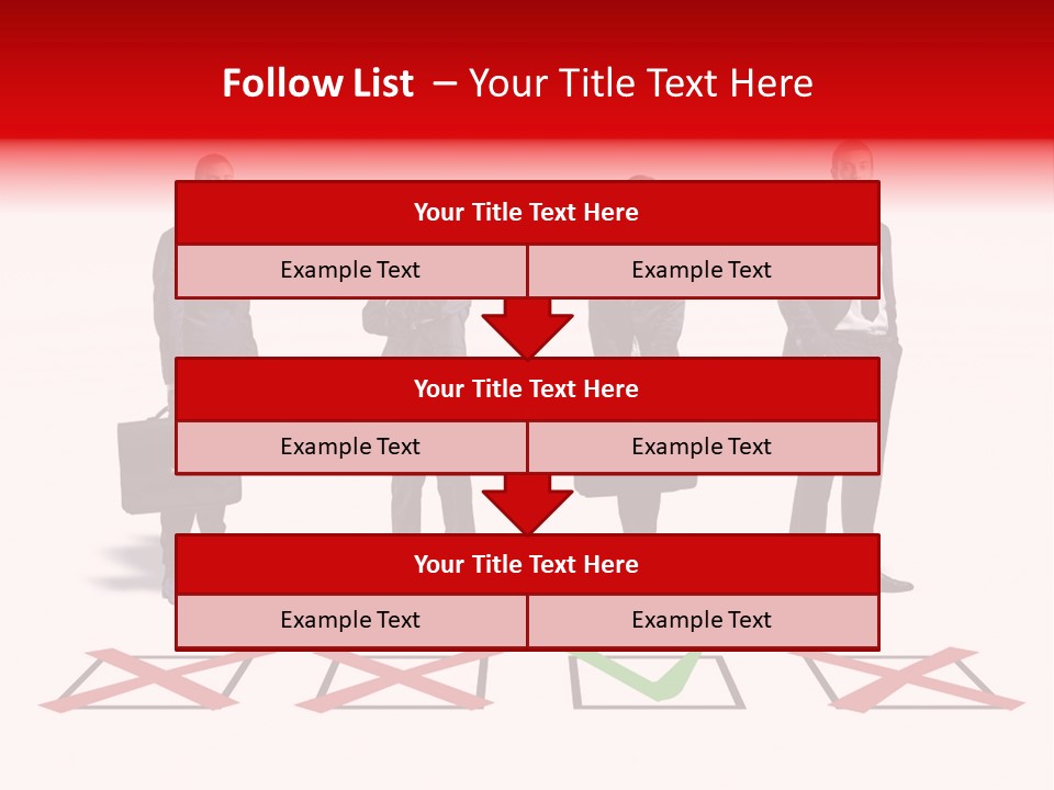 Business Select Businesspeople PowerPoint Template