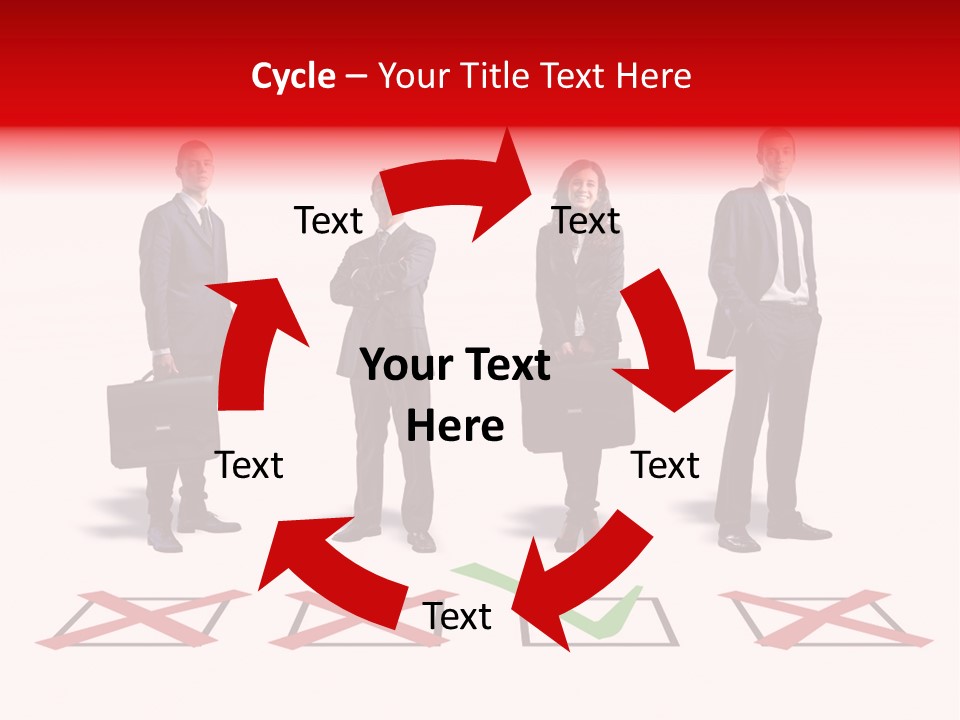 Business Select Businesspeople PowerPoint Template