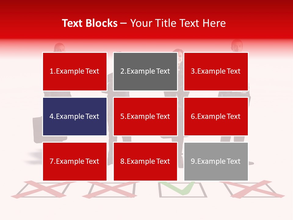 Business Select Businesspeople PowerPoint Template