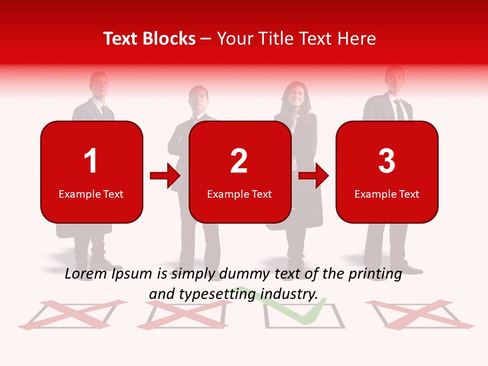 Business Select Businesspeople PowerPoint Template