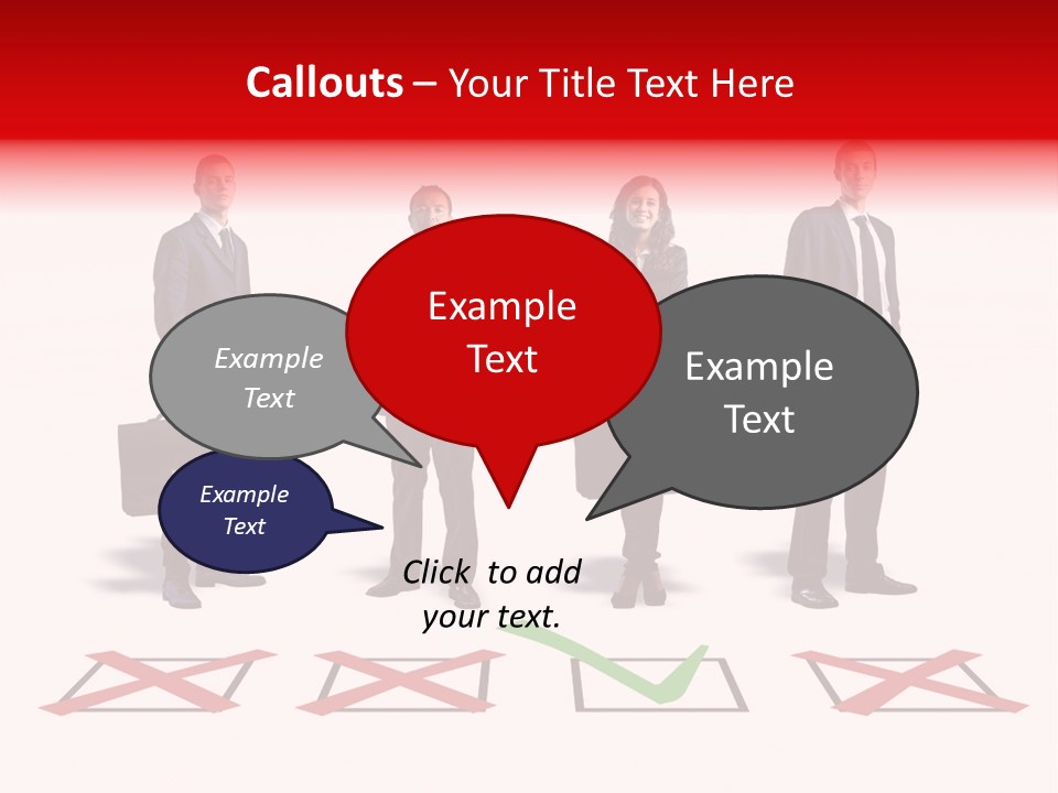 Business Select Businesspeople PowerPoint Template