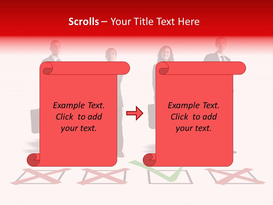 Business Select Businesspeople PowerPoint Template
