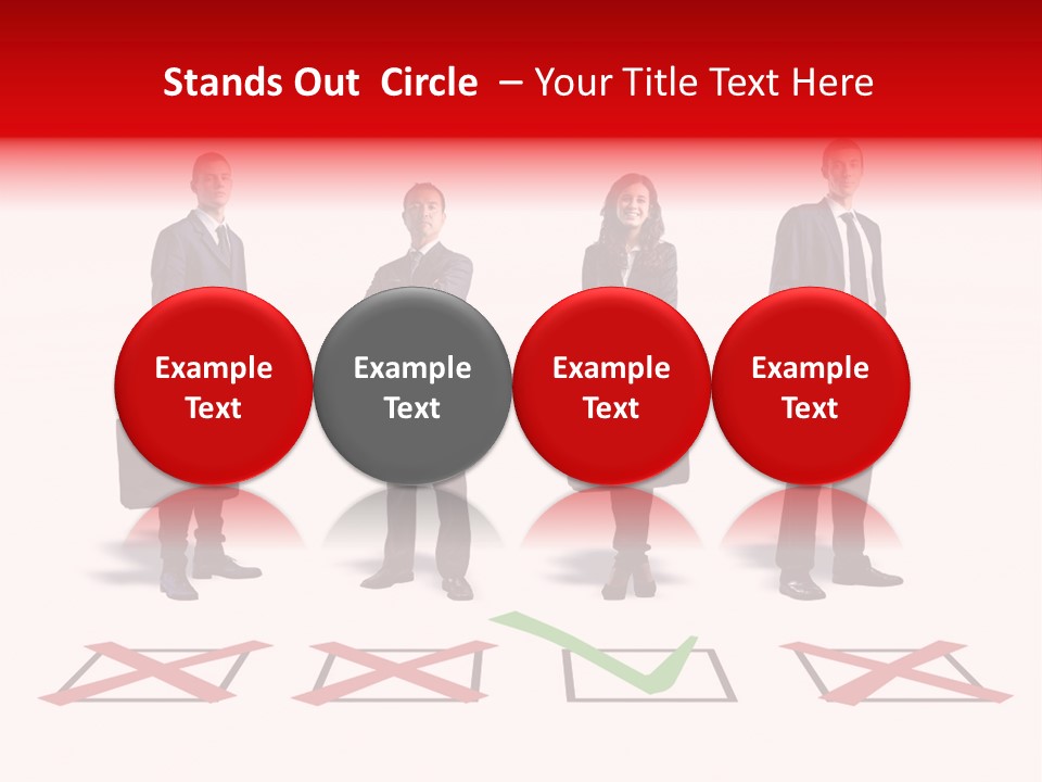 Business Select Businesspeople PowerPoint Template