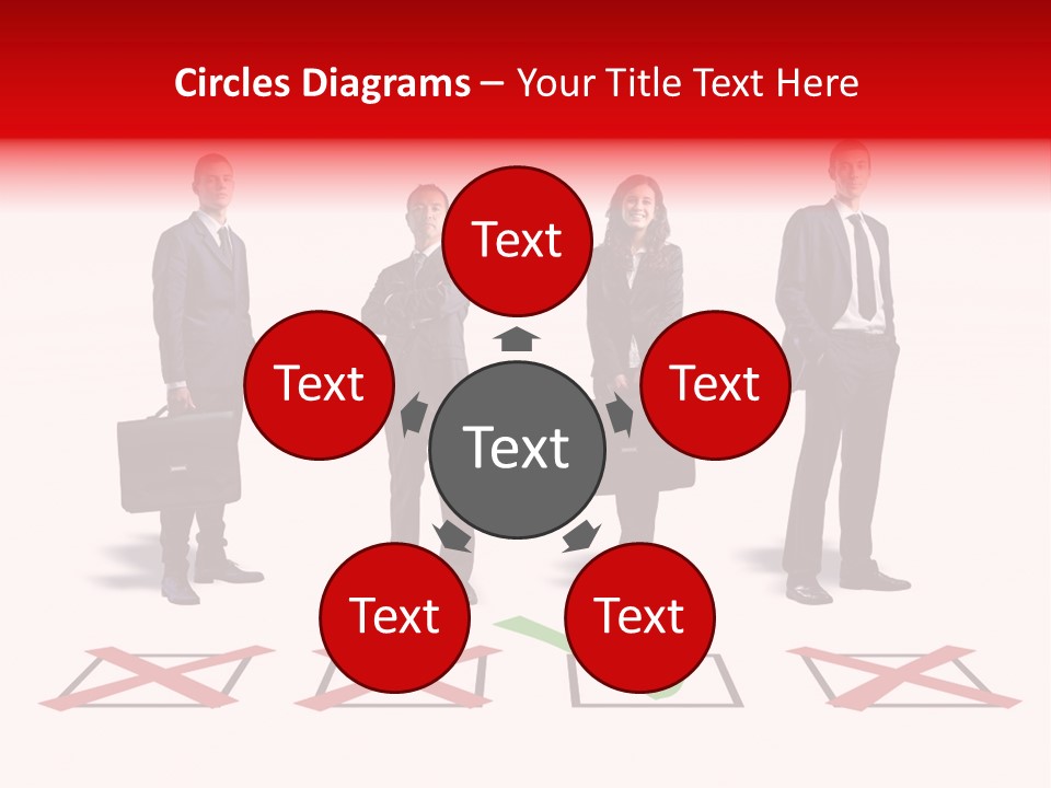 Business Select Businesspeople PowerPoint Template