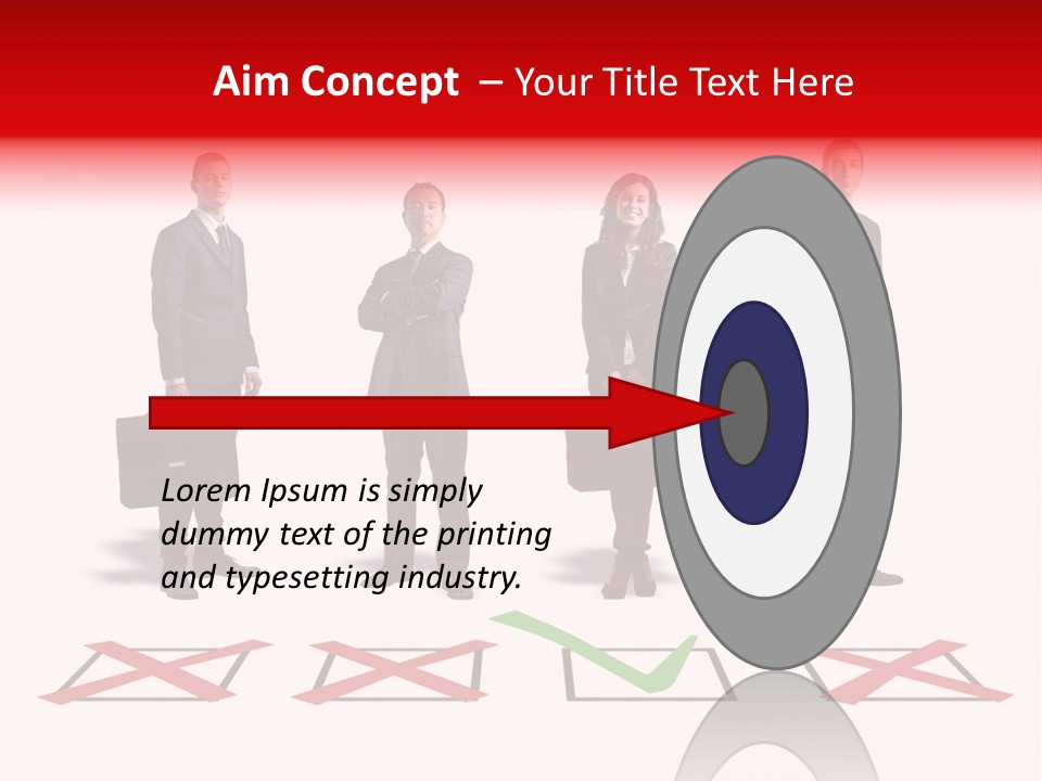 Business Select Businesspeople PowerPoint Template