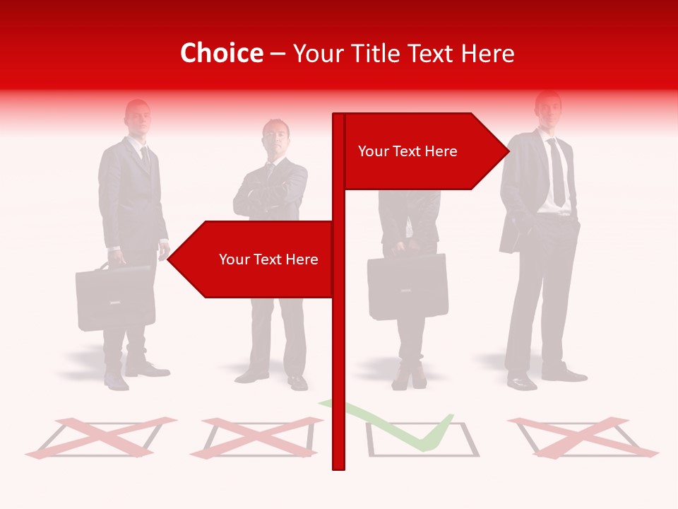 Business Select Businesspeople PowerPoint Template