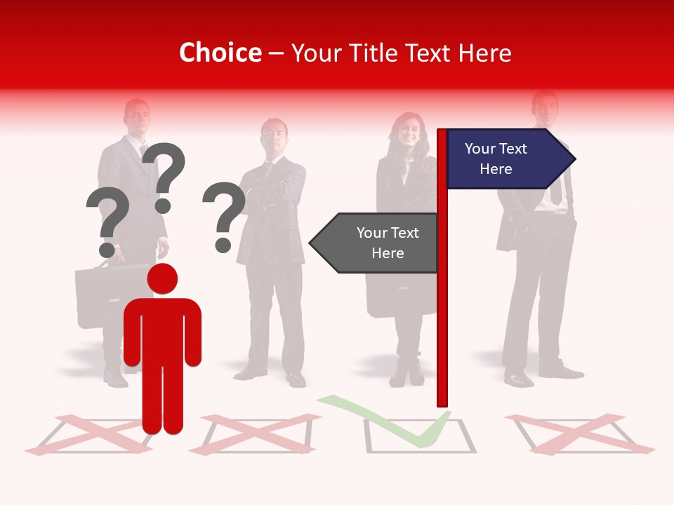 Business Select Businesspeople PowerPoint Template