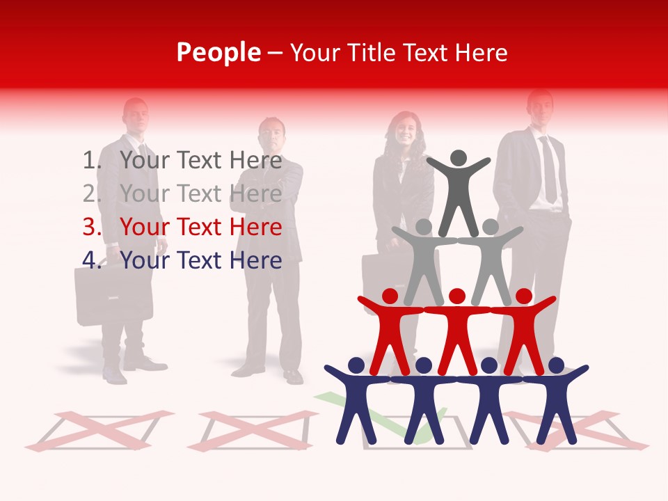 Business Select Businesspeople PowerPoint Template