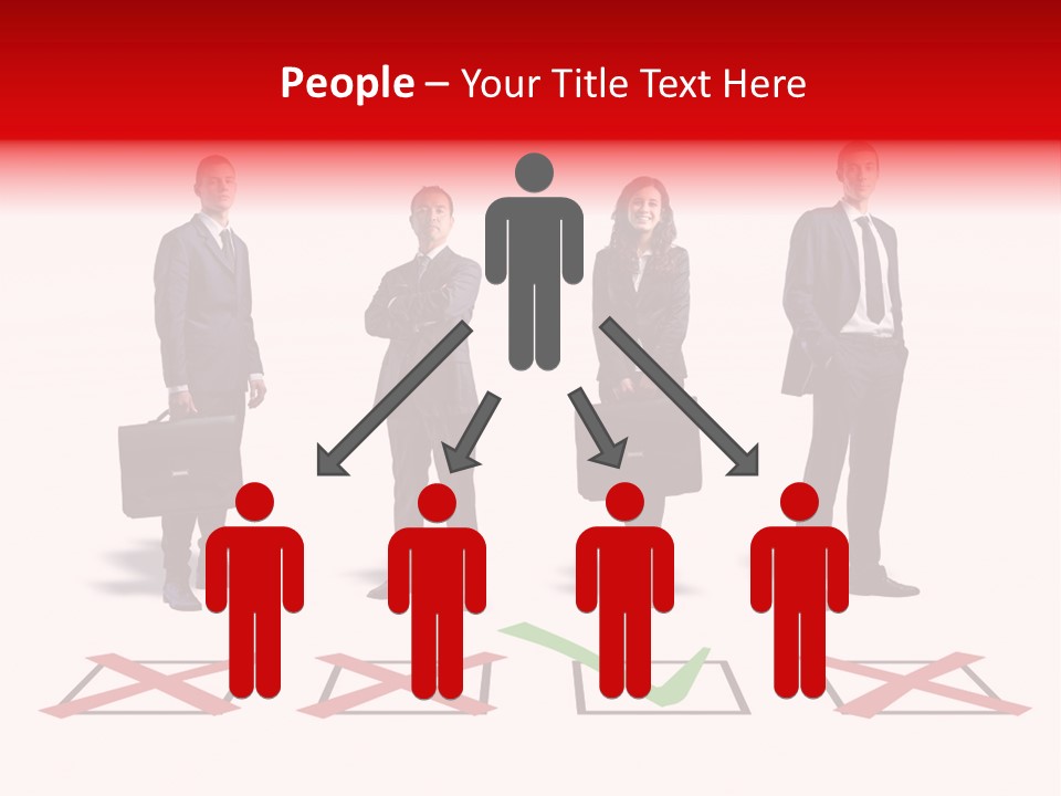 Business Select Businesspeople PowerPoint Template