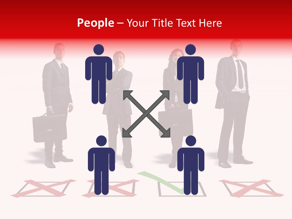 Business Select Businesspeople PowerPoint Template