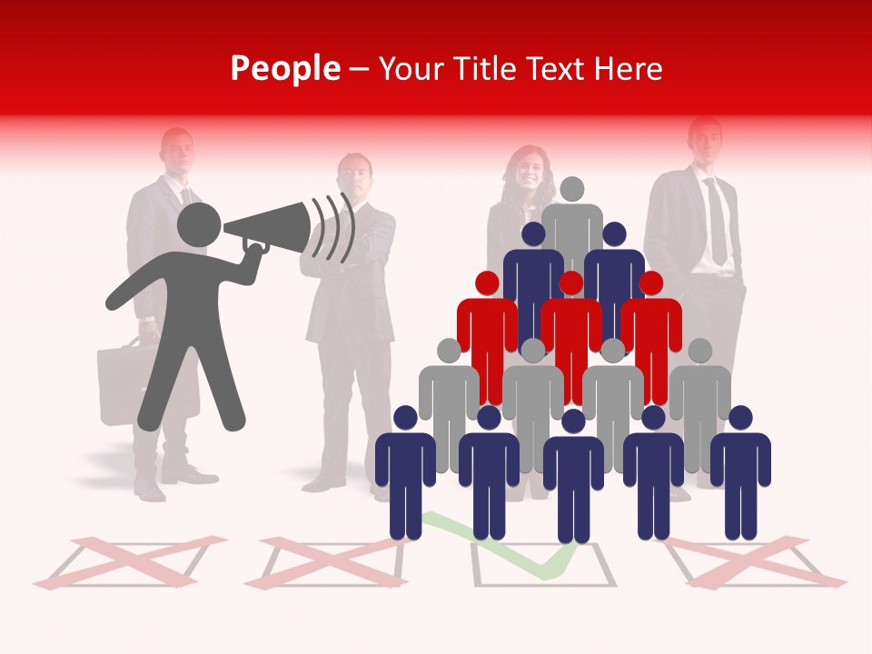 Business Select Businesspeople PowerPoint Template